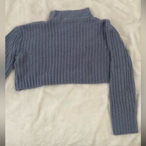 Knitted Cropped Sweater